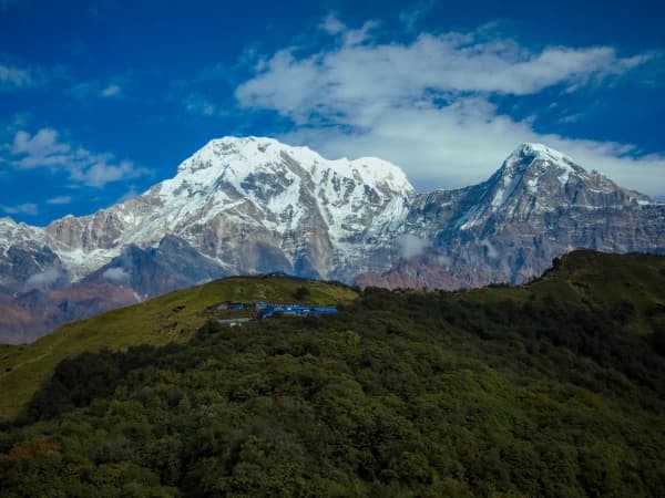 Mardi Himal Trek Clear Autumn Forest